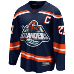 Alternative view of Anders Lee New York Islanders Navy Special Edition 2.0 Jersey - All Stitched
