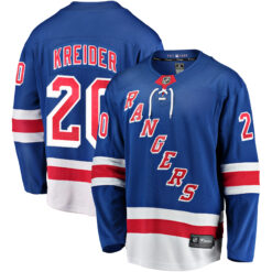 Chris Kreider New York Rangers Royal Home Premium Jersey - All Stitched