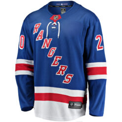 Alternative view of Chris Kreider New York Rangers Royal Home Premium Jersey - All Stitched