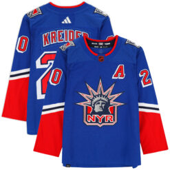 Chris Kreider New York Rangers Royal 2022/23 Reverse Retro Jersey - All Stitched
