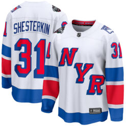 Igor Shesterkin New York Rangers White 2024 Stadium Series Jersey - All Stitched