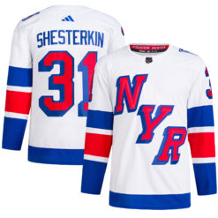 Igor Shesterkin New York Rangers White 2024 Stadium Series Primegreen Jersey - All Stitched