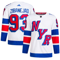 Mika Zibanejad New York Rangers White 2024 Stadium Series Primegreen Jersey - All Stitched