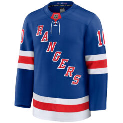 Alternative view of Artemi Panarin New York Rangers Royal Home Premium Jersey - All Stitched