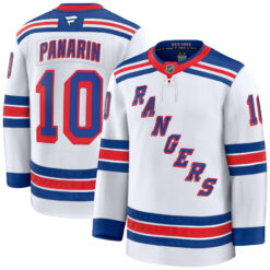 Artemi Panarin New York Rangers White Away Premium Jersey - All Stitched