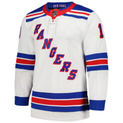Alternative view of Artemi Panarin New York Rangers White Away Primegreen Jersey - All Stitched