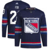 Adam Fox New York Rangers Navy Alternate Primegreen Jersey - All Stitched