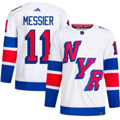 Mark Messier New York Rangers White 2024 Stadium Series Primegreen Jersey - All Stitched
