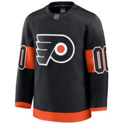 Alternative view of Custom Philadelphia Flyers Black Alternate Premium Jersey - All Stitched