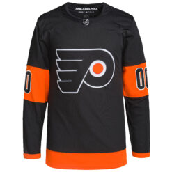 Alternative view of Custom Philadelphia Flyers Black Alternate Primegreen Jersey - All Stitched