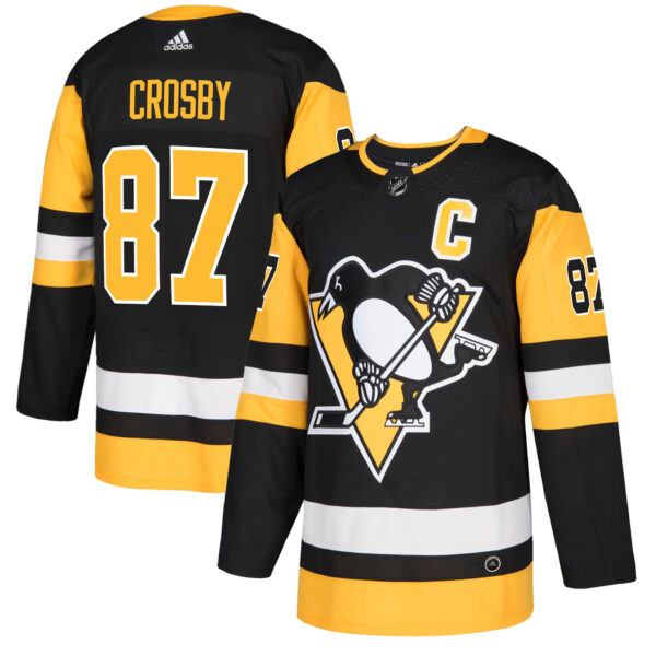 Sidney Crosby Pittsburgh Penguins Black Home Primegreen Jersey - All Stitched