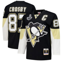 Sidney Crosby Pittsburgh Penguins Black 2008/09 Power Play Jersey - All Stitched