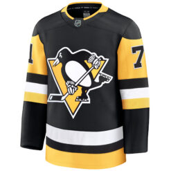 Alternative view of Evgeni Malkin Pittsburgh Penguins Black Home Premium Jersey - All Stitched