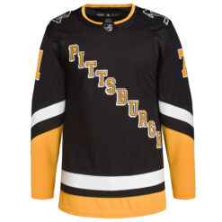 Alternative view of Evgeni Malkin Pittsburgh Penguins Black Alternate Primegreen Jersey - All Stitched