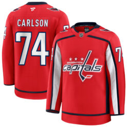 John Carlson Washington Capitals Red Home Premium Jersey - All Stitched