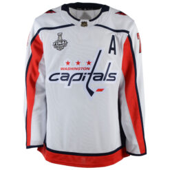 Alternative view of John Carlson Washington Capitals White Away Primegreen Jersey - All Stitched