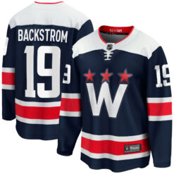 Nicklas Backstrom Washington Capitals Navy Alternate Breakaway Jersey - All Stitched
