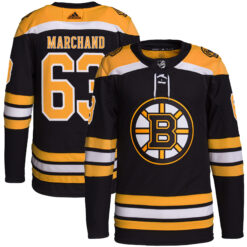 Brad Marchand Boston Bruins Black Home Primegreen Jersey - All Stitched