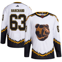 Brad Marchand Boston Bruins White Reverse Retro 2.0 Primegreen Jersey - All Stitched