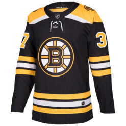 Alternative view of Patrice Bergeron Boston Bruins Black Home Primegreen Jersey - All Stitched