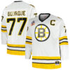 Ray Bourque Boston Bruins White Captain Patch Blue Line Jersey - All Stitched