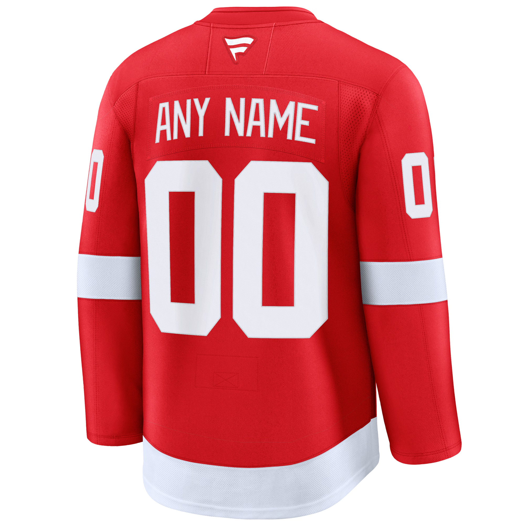 Custom Detroit Red Wings Red Home Premium Jersey - All Stitched - Image 3
