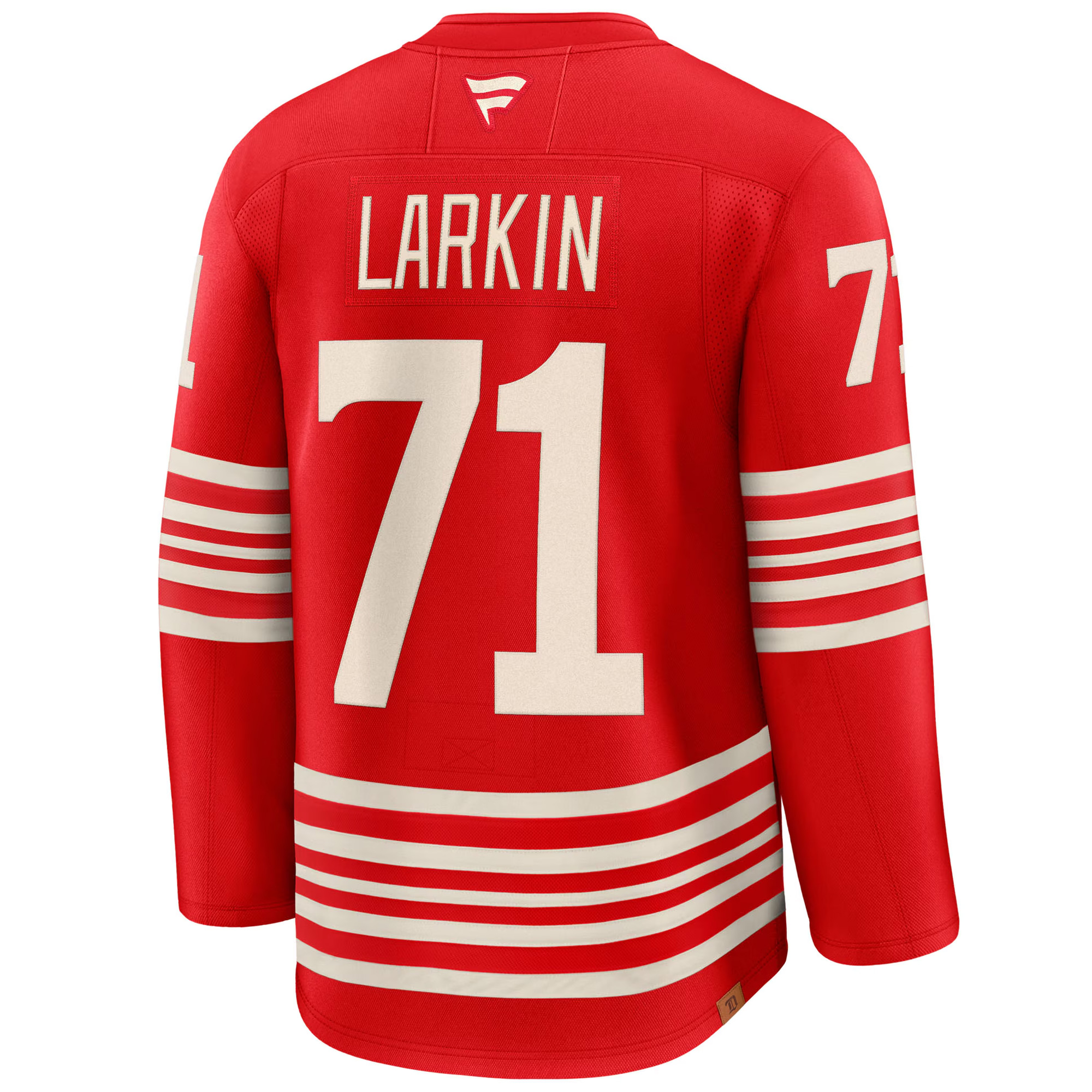 Dylan Larkin Detroit Red Wings Red Centennial Alternate Premium Jersey - All Stitched - Image 3