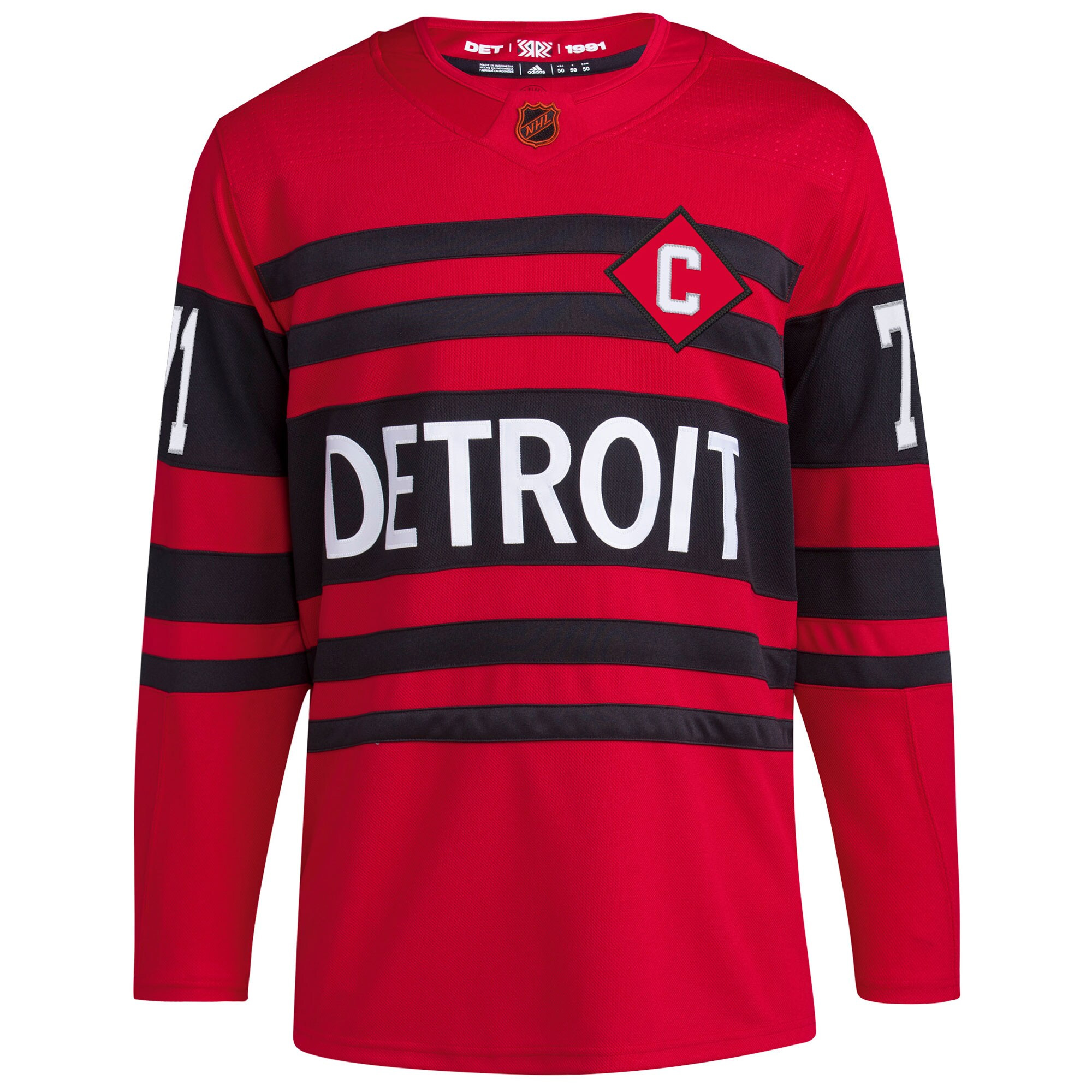 Dylan Larkin Detroit Red Wings Red Reverse Retro 2.0 Primegreen Jersey - All Stitched - Image 2