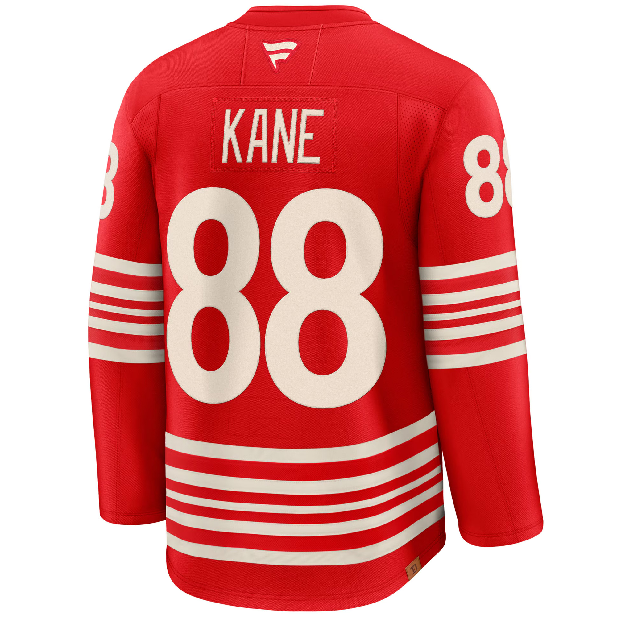Patrick Kane Detroit Red Wings Red Centennial Alternate Premium Jersey - All Stitched - Image 3