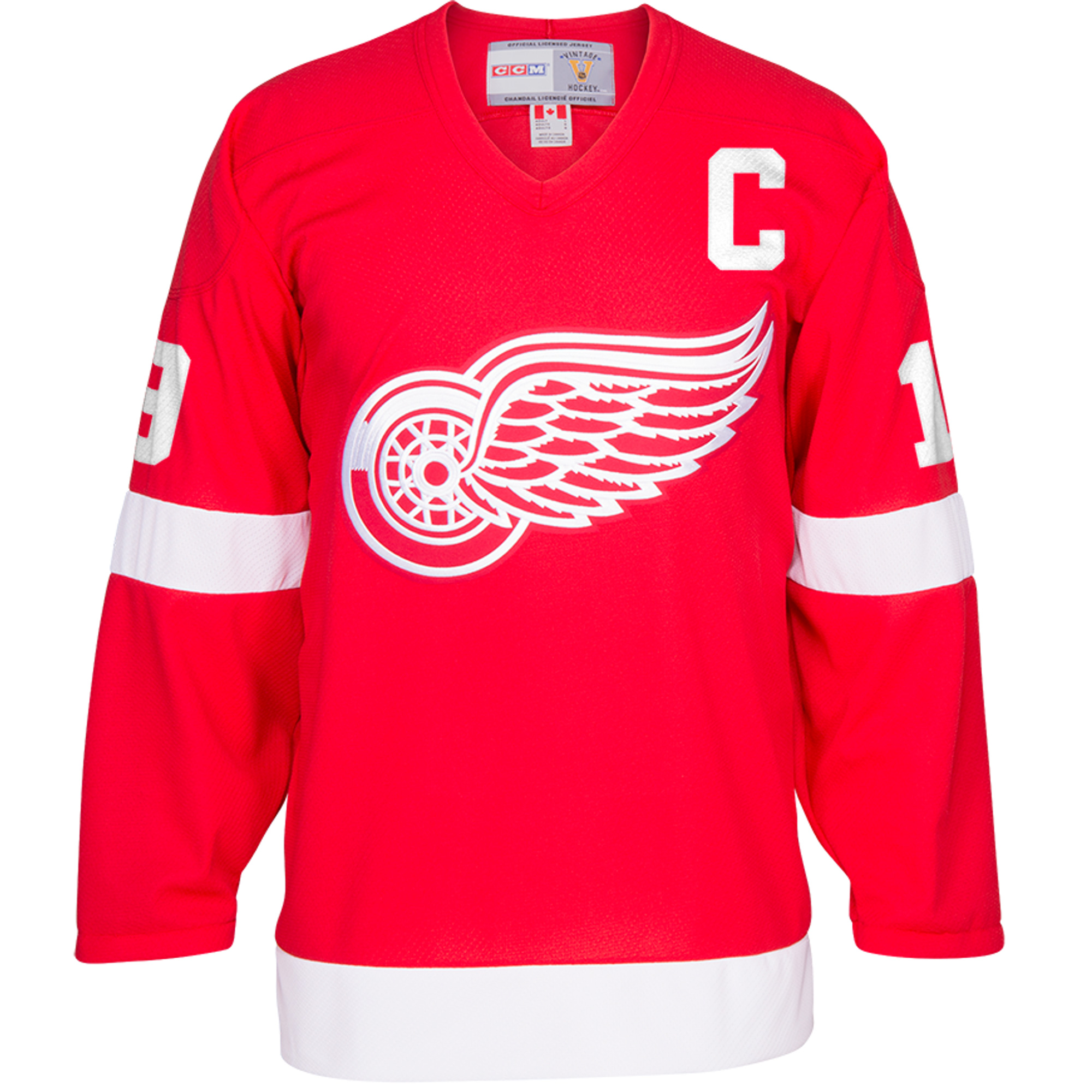 Steve Yzerman Detroit Red Wings Red Home Primegreen Jersey - All Stitched - Image 2