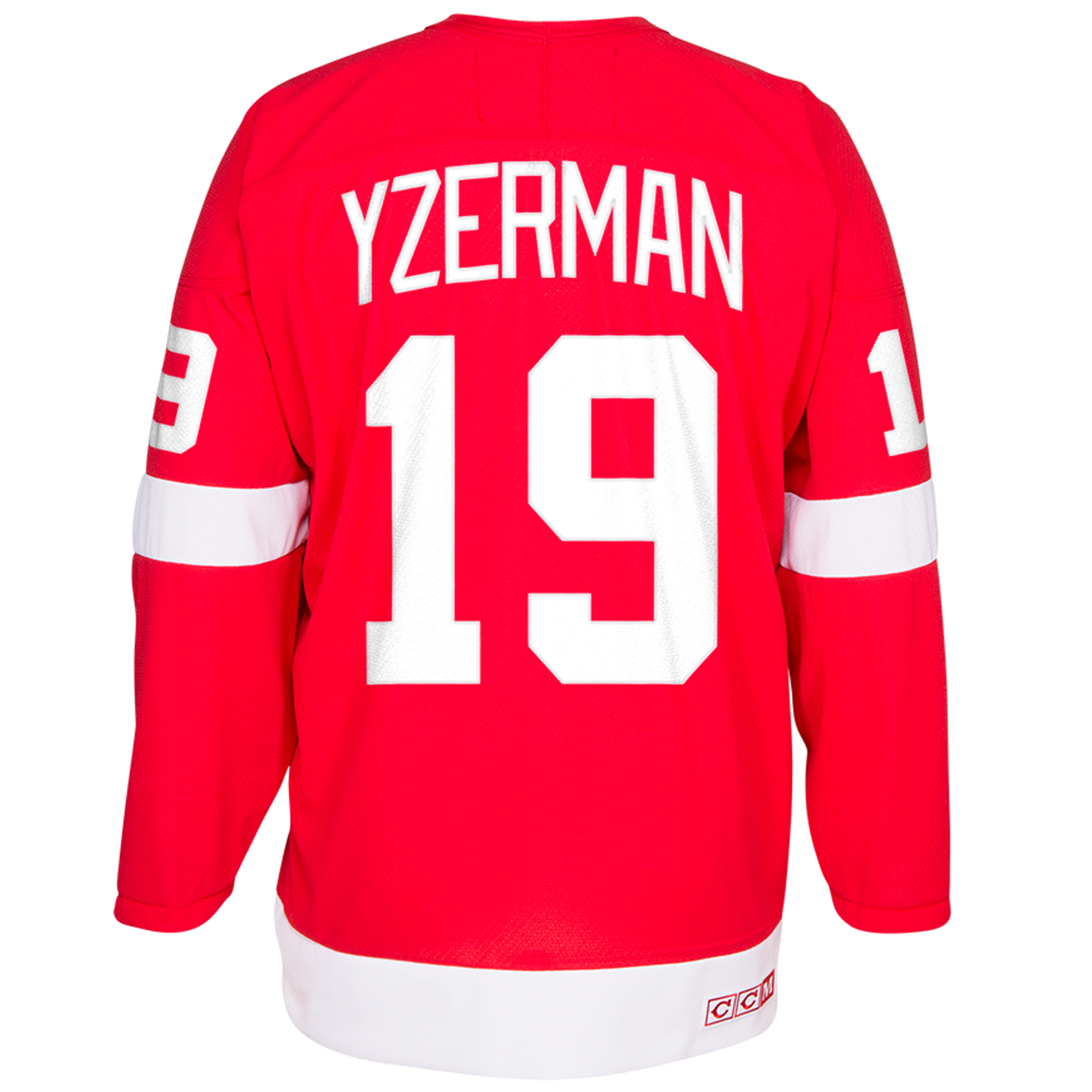 Steve Yzerman Detroit Red Wings Red Home Primegreen Jersey - All Stitched - Image 3