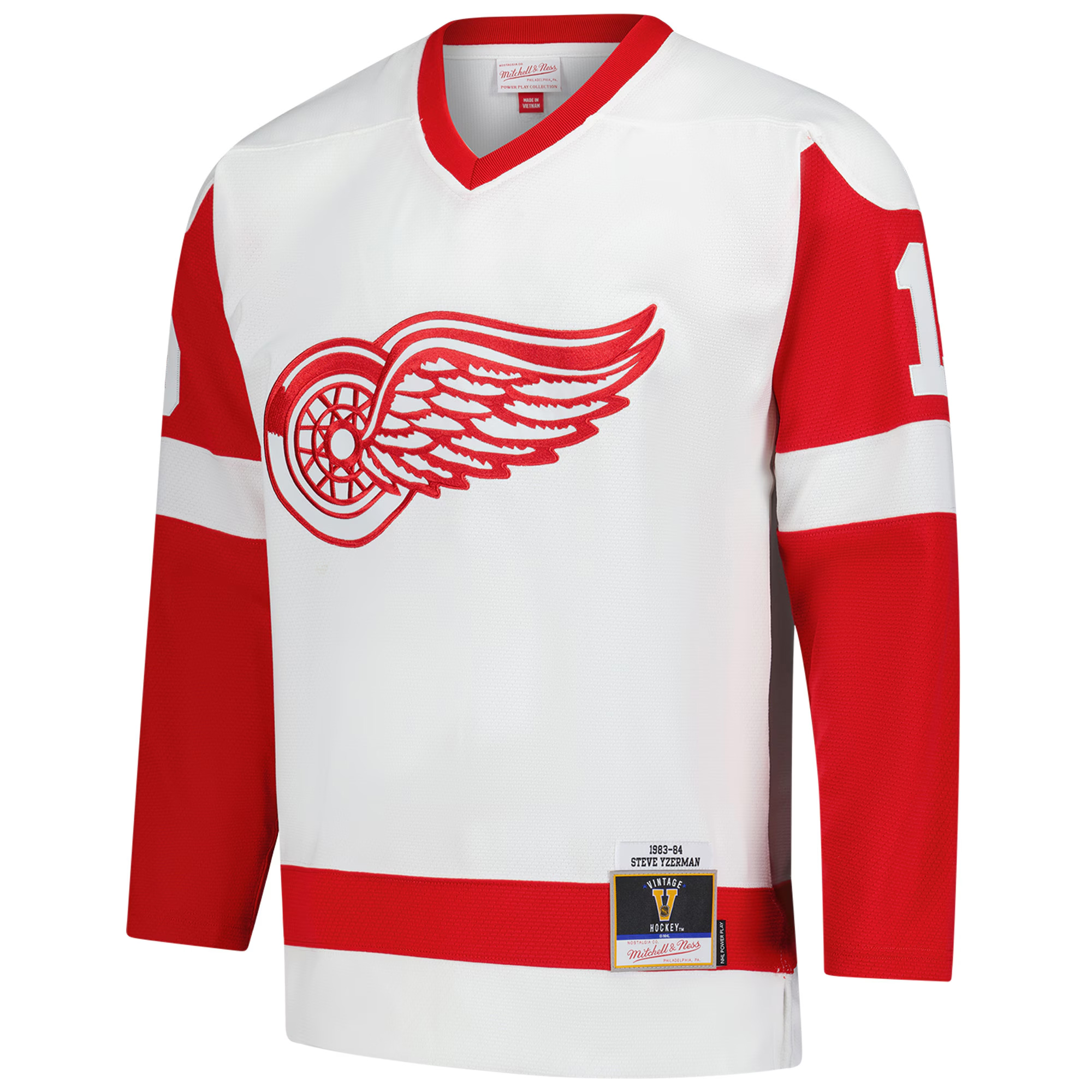 Steve Yzerman Detroit Red Wings White Away Primegreen Jersey - All Stitched - Image 2