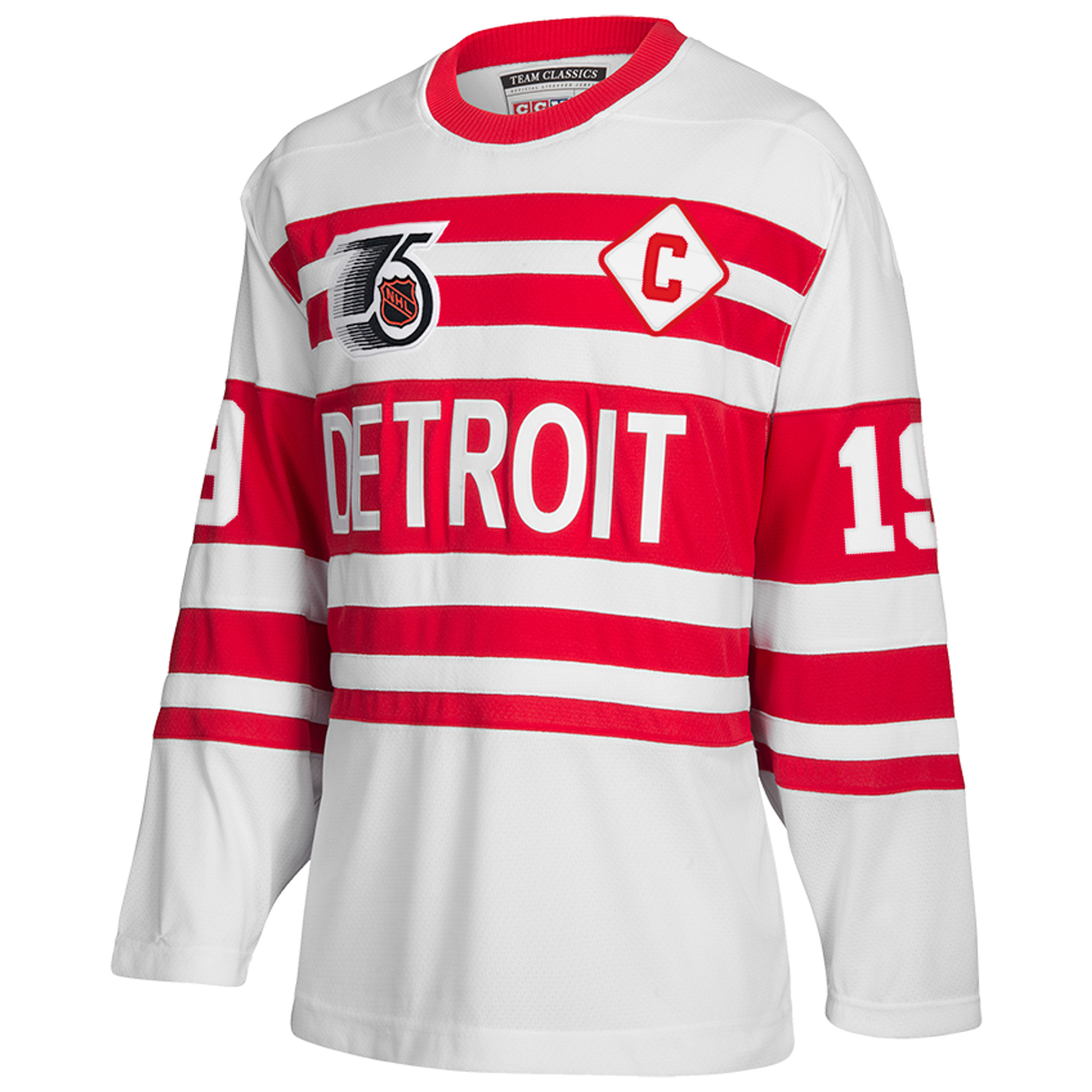 Steve Yzerman Detroit Red Wings White 1991/92 Classics Jersey - All Stitched - Image 2