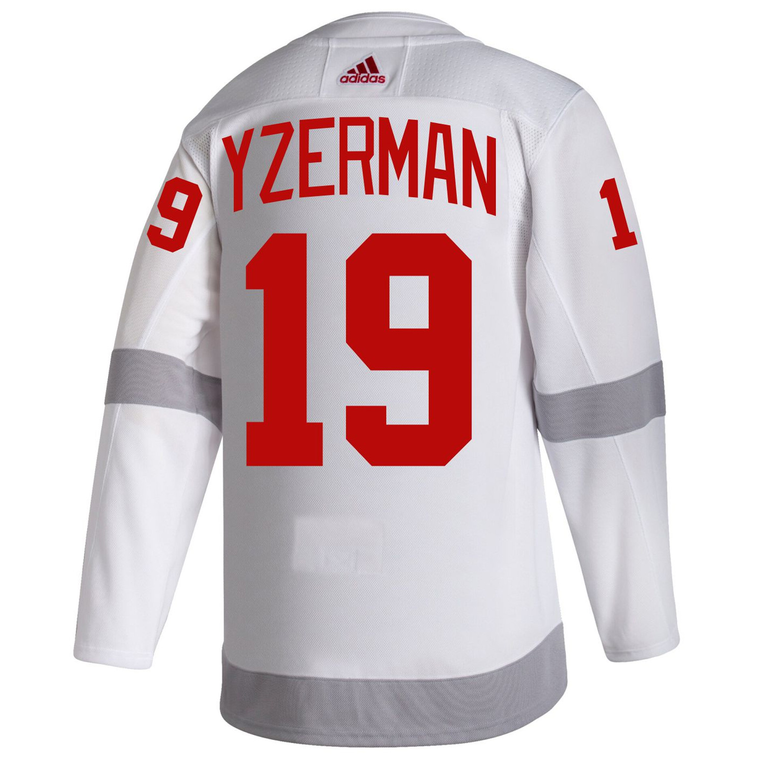Steve Yzerman Detroit Red Wings White Reverse Retro Jersey - All Stitched - Image 3