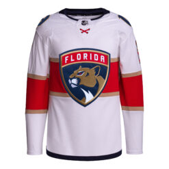 Alternative view of Matthew Tkachuk Florida Panthers White Away Primegreen Jersey - All Stitched