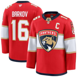Aleksander Barkov Florida Panthers Red Home Premium Jersey - All Stitched