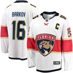 Aleksander Barkov Florida Panthers White Away Premium Jersey - All Stitched