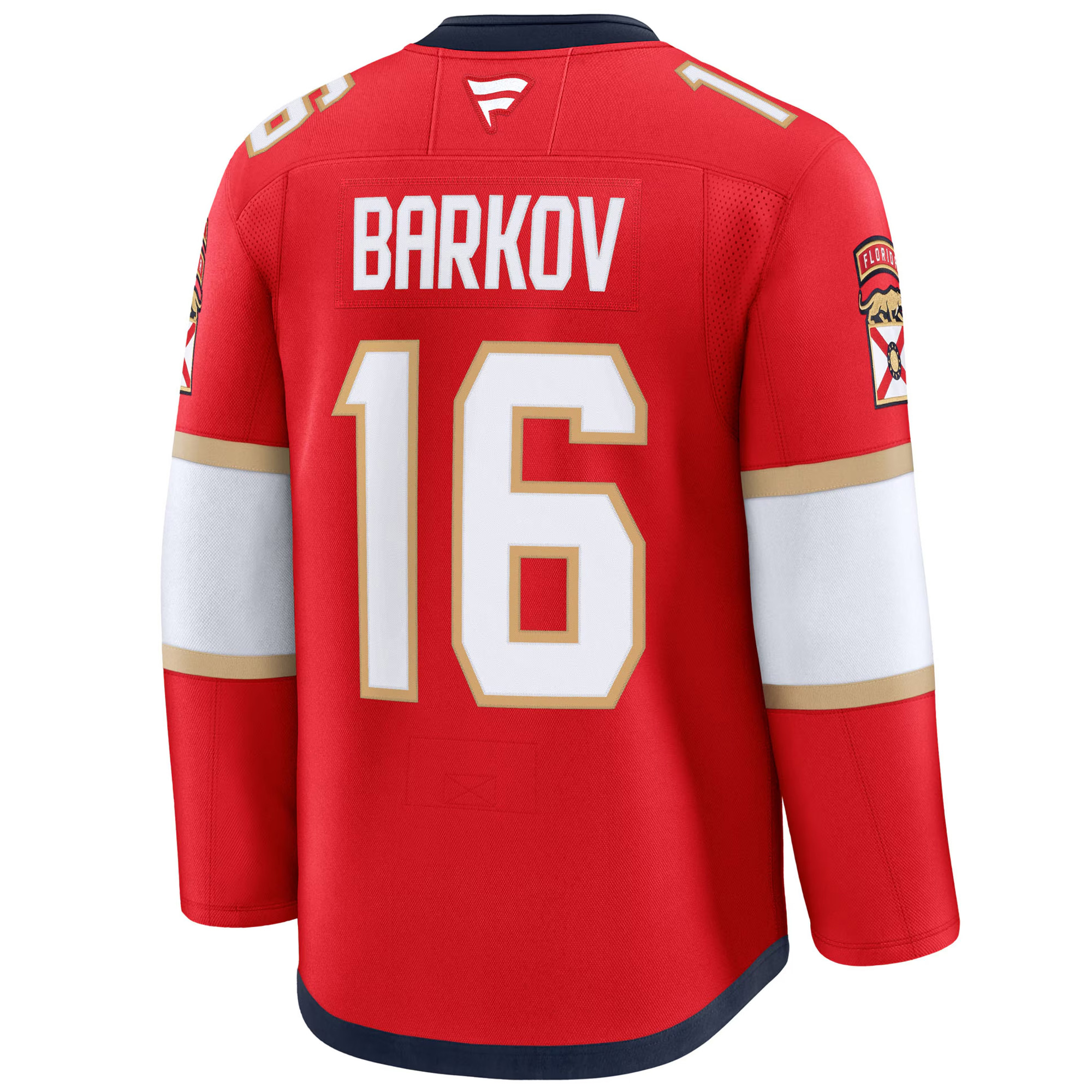 Aleksander Barkov Florida Panthers 2025 Stanley Cup Championship Red Home Premium Jersey - All Stitched - Image 3