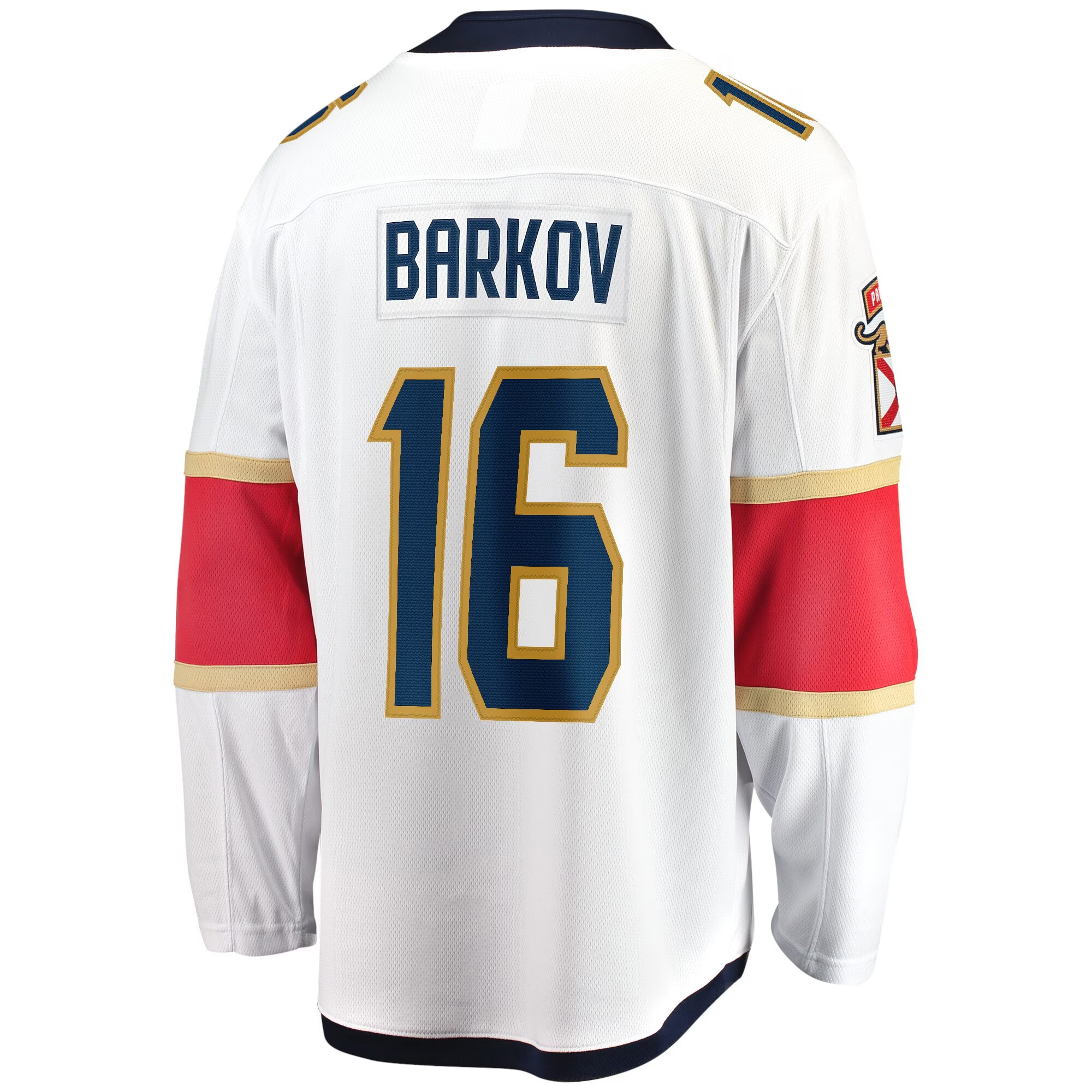 Aleksander Barkov Florida Panthers 2025 Stanley Cup Championship White Away Premium Jersey - All Stitched - Image 3