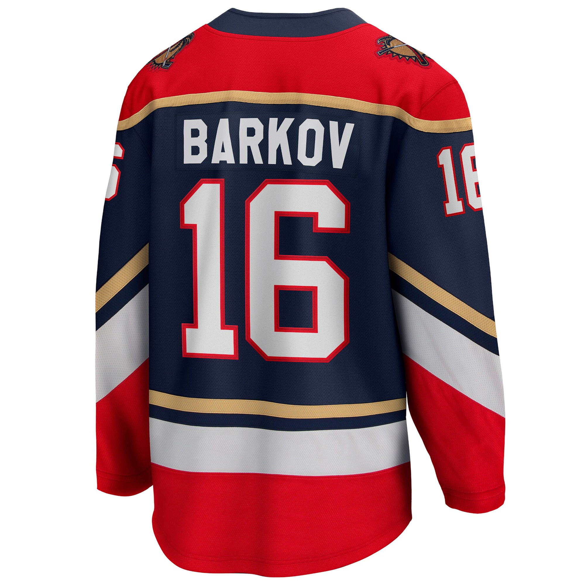 Aleksander Barkov Florida Panthers Back To Back Championship Blue 2020/21 Special Edition Jersey - All Stitched - Image 3
