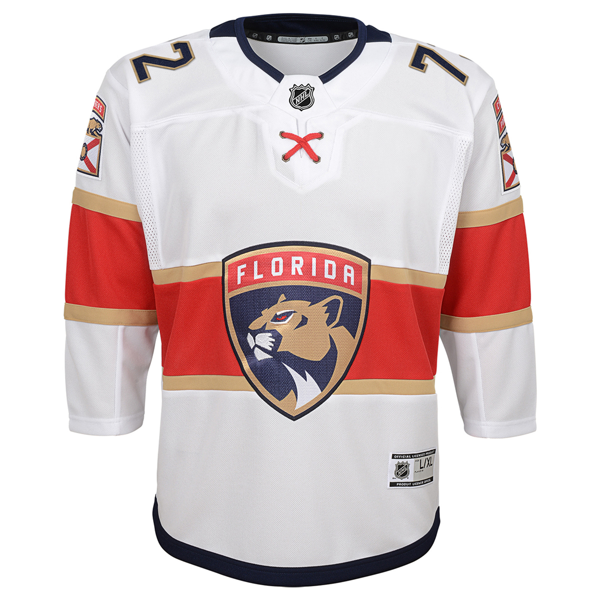 Sergei Bobrovksy Florida Panthers White Away Jersey - All Stitched - Image 2