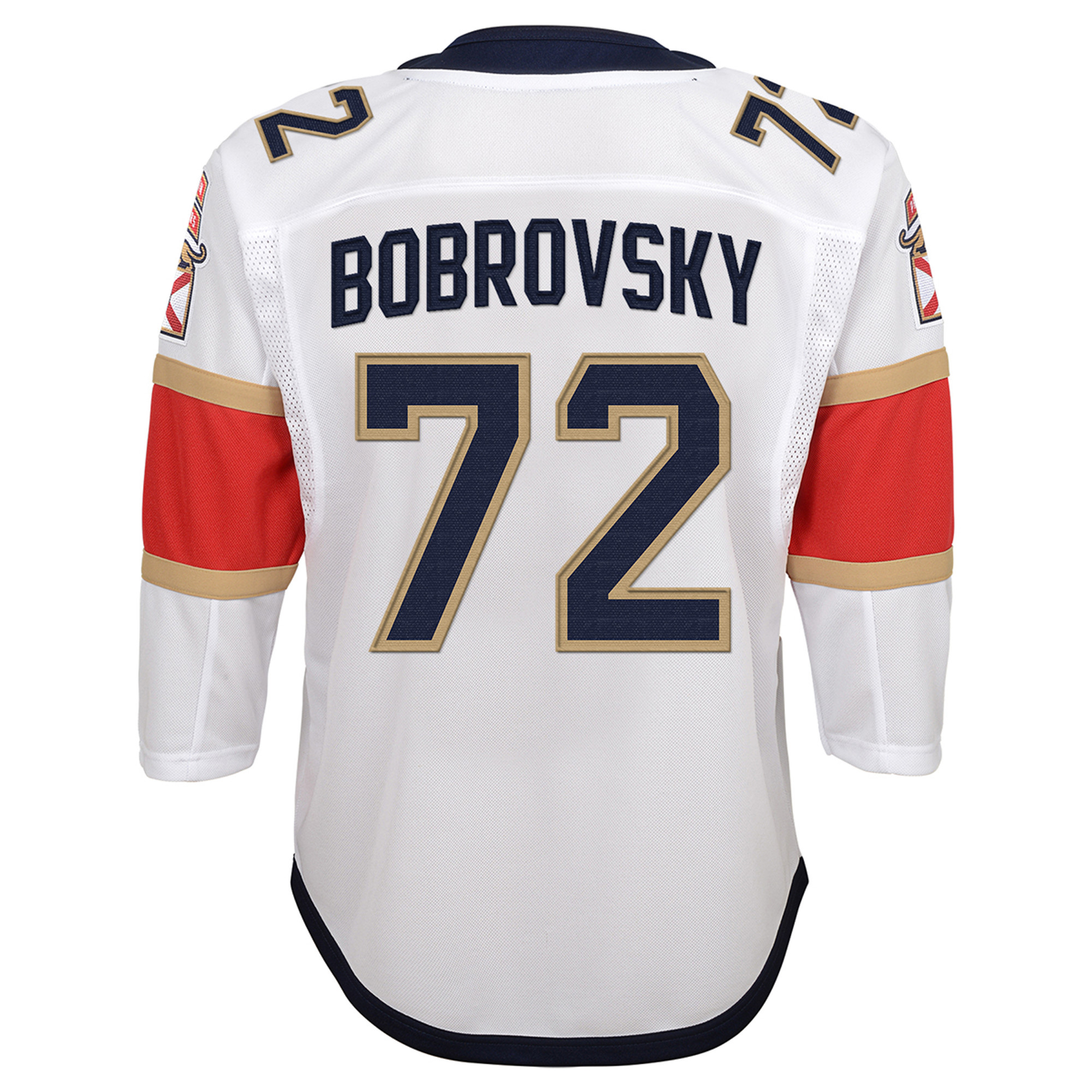 Sergei Bobrovksy Florida Panthers White Away Jersey - All Stitched - Image 3