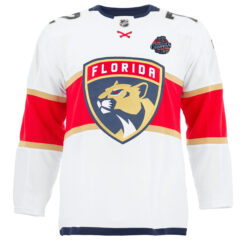 Alternative view of Sergei Bobrovksy Florida Panthers Back To Back Championship White Away Premium Jersey - All Stitched