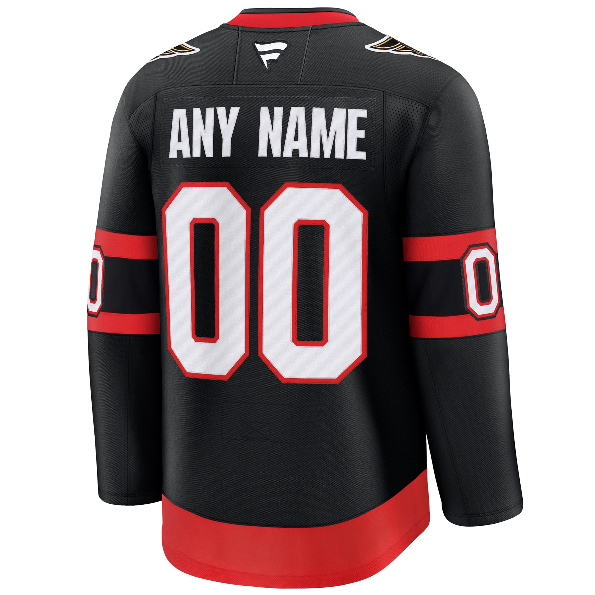 Custom Ottawa Senators Black Home Premium Jersey - All Stitched - Image 3