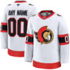 Custom Ottawa Senators White Road Premium Jersey - All Stitched