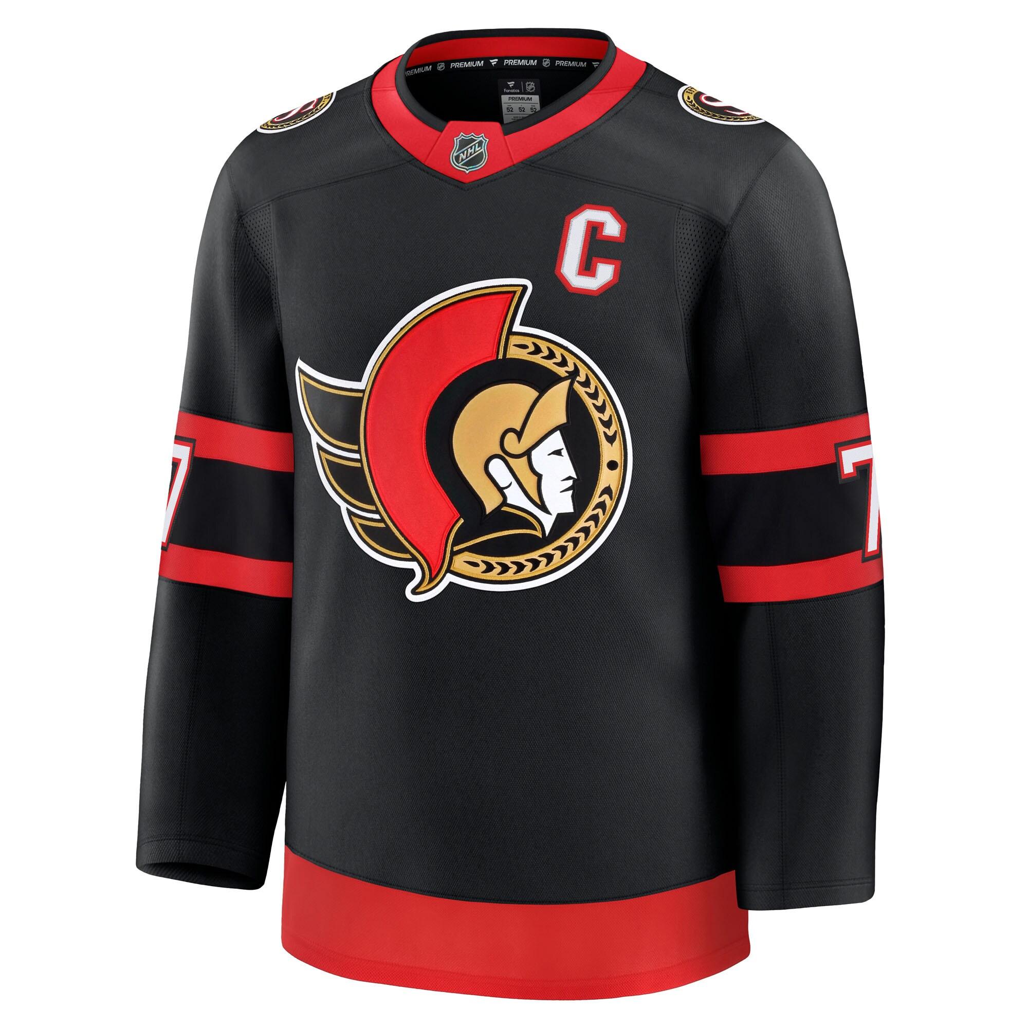 Brady Tkachuk Ottawa Senators Black Home Premium Jersey - All Stitched - Image 2