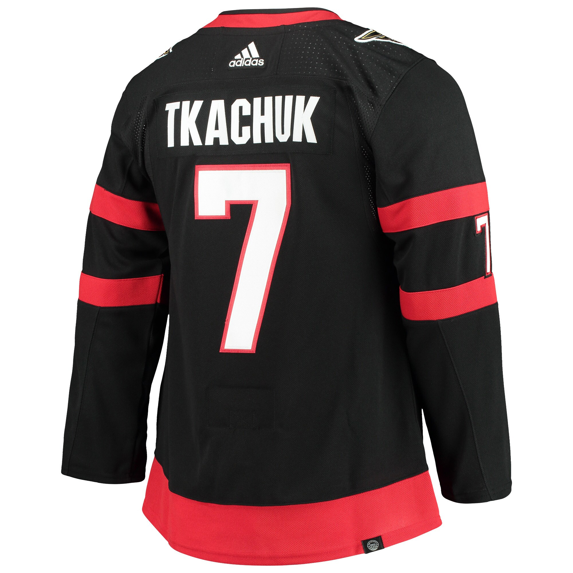 Brady Tkachuk Ottawa Senators Black Home Primegreen Jersey - All Stitched - Image 3