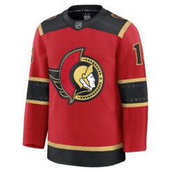 Alternative view of Tim Stutzle Ottawa Senators Red Alternate Premium Jersey - All Stitched