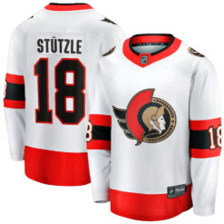 Tim Stutzle Ottawa Senators White Road Jersey - All Stitched
