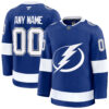 Custom Tampa Bay Lightning Royal Home Premium Jersey - All Stitched